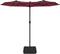 vidaXL - Parasol - dubbel - dak - 316x240 - cm - bordeauxrood