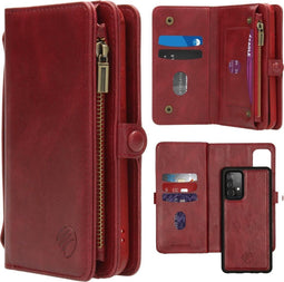 iMoshion Hoesje Geschikt voor Samsung Galaxy A72 Hoesje Met Pasjeshouder - iMoshion 2-in-1 Wallet Bookcase - Rood