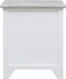 vidaXL - Nachtkastjes - 2 - st - 38x28x45 - cm - paulowniahout - wit