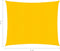 vidaXL - Zonnezeil - 160 - g/m² - 3x3 - m - HDPE - geel