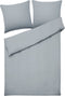 AVONDALE - Beddengoed - Lichtgrijs - 155 x 220 cm - Katoen
