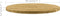 vidaXL - Tafelblad - rond - 44 - mm - 400 - mm - massief - eikenhout