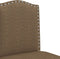 vidaXL - Barstoelen - 2 - st - massief - rubberhout - en - stof