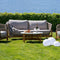 House Nordic Terracina - Loungebank - Acaciahout & Stof - Bruin/Beige - 78,5x175x72 cm