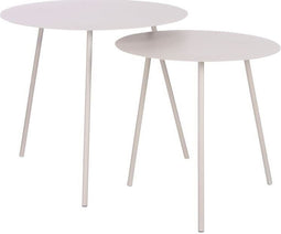 Mica Decorations Pontus - Bijzettafel - D 55 H 45 cm - Beige