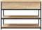 vidaXL - Schoenenbankje - 70x42,5x50 - cm - bewerkt - hout - sonoma - eikenkleurig