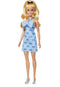 Barbie Fashionistas - Pop - Lange blonde paardenstaart - Babyblauw halterjurkje