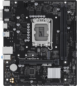 ASUS PRIME H610M-R - Micro-ATX Moederbord - Intel H610 - 2x DDR5 - 96 GB Maximum Geheugen - Gigabit Ethernet