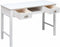 vidaXL - Schrijftafel - 110x45x76 - cm - hout - wit