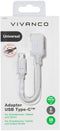 Vivanco DCAVVUSBC30A02W - USB 3.2 Gen 1 Adapter - 5 Gbit/s - Wit