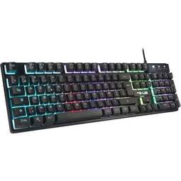 THE G-LAB KEYZ-CAESIUM/FR - Gamingtoetsenbord - RGB-membraan - 12 sneltoetsen - 19 anti-ghosting-toetsen