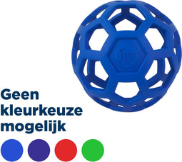 JW HOL-EE ROLLER – Hondenspeeltje - Hondenspeelgoed - Hondenbal - XL - Ø 19 cm - Natuurrubber - Assorti