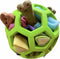 JW HOL-EE ROLLER – Hondenspeeltje - Ø 11.5 cm - Hondenspeelgoed - Hondenbal - M - Natuurrubber - Assorti