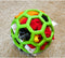 JW HOL-EE ROLLER – Hondenspeeltje - Ø 11.5 cm - Hondenspeelgoed - Hondenbal - M - Natuurrubber - Assorti