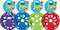 JW HOL-EE ROLLER – Hondenspeeltje - Ø 15 cm - Hondenspeelgoed - Hondenbal - L - Natuurrubber - Assorti