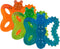 JW Play Place Butterfly Chew Me Teether - 7,5 cm - Hondenspeeltje - Hondenspeelgoed - Meerkleurig
