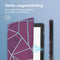 imoshion E-reader Hoesje - Geschikt voor Tolino Page 2 - Design Sleepcover Bookcase - Bordeaux Graphic