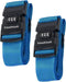 Travelhawk Kofferriem - Verstelbaar - 3-cijferig slot - 180 cm - (2 stuks)