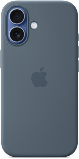 Apple iPhone 17 - Siliconenhoesje met MagSafe - Krasbestendig - Blauw