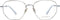 Sandro SD4021 53920 bril zonder sterke - Dames - Zilverkleurig