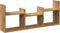 vidaXL - Wandkast - 100x18x40 - cm - bewerkt - hout - artinsanaal - eikenkleurig