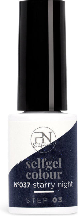PN Selfcare 'N37 Starry Night' Gel lak Blauw - Vegan & Hema Vrij - 21 Dagen Effect - Gellak voor UV/LED Lamp - Gel Nagellak - 6ml