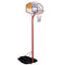 Garlando Tucson - Basketbalpaal - Hoogte verstelbaar 195-260 cm - Rood poedercoating