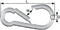 dörner + helmer 4915034 Karabijnhaak roestvrij staal A2 4 mm x 40 mm 20 stuk(s)