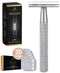 Wellshave Safety Razor - Veiligheidsscheermes - RVS - Inclusief 20 scheermesjes (20 stuks)