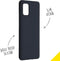Accezz Hoesje Geschikt voor Samsung Galaxy A51 Hoesje Siliconen - Accezz Liquid Silicone Backcover - Donkerblauw