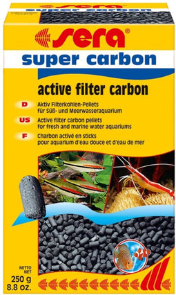 Super carbon 250 gram - Sera Filtermedium