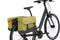 New Looxs ® Oslo Joli Double - Dubbele Fietstas - 37L - Geschikt voor Elektrische Fietsen - 100% Gerecycled Polyester - Olive-Yellow