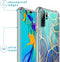 iMoshion Hoesje Geschikt voor Huawei P30 Pro Hoesje Met Koord - iMoshion Design Hoesje met Koord - Goud / Transparant