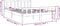vidaXL - Bedframe - massief - hout - grijs - 150x200 - cm