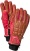 Hestra Henrik Lether Pro - Skihandschoenen - Leer - Bruin/Rood - Maat 7