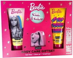 Lichaamsverzorging Geschenkset Barbie - 4-delig - Bodylotion, Douchegel, 2x Bad Bruisballen