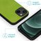iMoshion Hoesje Geschikt voor iPhone 13 Mini Hoesje Met Pasjeshouder - iMoshion Uitneembare 2-in-1 Luxe Bookcase - Groen