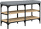 vidaXL - Schoenenbank - 82x32x47 - cm - bewerkt - hout - sonoma - eikenkleurig