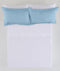 Kussenhoes Alexandra House Living Blauw Celeste 55 x 55 + 5 cm