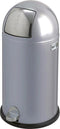 Wesco Kickboy Prullenbak - 40 liter - Zilver