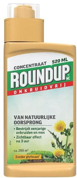 ROUNDUP® Natuurlijk Onkruidvrij Concentraat 520ml - Onkruidverdelger - Natuurlijke oorsprong - Zonder glyfosaat