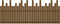 vidaXL - Hoofdbord - wandmontage - 204x3x80 - cm - grenenhout - honingbruin
