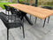 Tuinstoel - Siesta Air XL Stapelbaar - Met Armleuning - Zwart Design