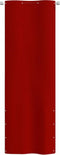 vidaXL - Balkonscherm - 80x240 - cm - oxford - stof - rood
