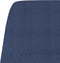 vidaXL Relaxstoel stof blauw
