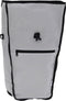 vidaXL - Fietstas - voor - Bagagedrager - 20 - L - Grijs - 34x16x59 - cm