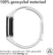 imoshion Siliconen sport bandje - Geschikt voor Fitbit Charge 6, Charge 5 - Wit - One Size