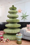 House of Seasons Decoratie Kerstboom - Papier - H212 x Ø148 cm - Groen