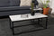 Zuiver Marble Power Salontafel 90x 40 cm Marmer Wit/ Zwart