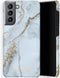 Selencia Hoesje Geschikt voor Samsung Galaxy S21 Hoesje - Selencia Maya Fashion Backcover - grijs